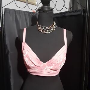 PINK Victoria's Secret NWT Lace Bra - Light Pink Underwire Unlined Feminine